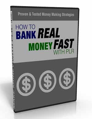 Bank Real Money Fast PLR - Video Series