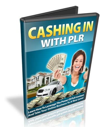Cashing in With PLR - Video Series